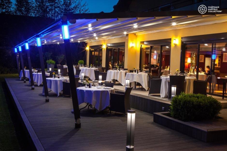 Hotel Baud - Teritoria Bonne-sur-Ménoge Restaurang bild